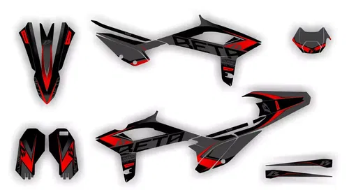 Plastics + Graphics applied Beta RR 2020 2021 2022 decals stickers