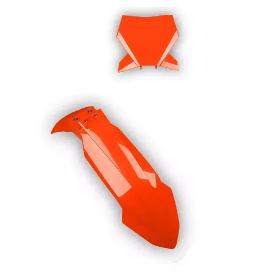 Front fender + MX Front plate KTM 2023 2024 2025 SX SX-F XC XC-F Plastic set