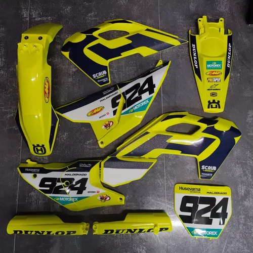 Plastics + Graphics 2025 Husqvarna TC FC FX TX + Grip