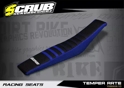 Seat Cover Yamaha YZ125 YZ250 2022 2023 2024 2025 SCRUB Gripper