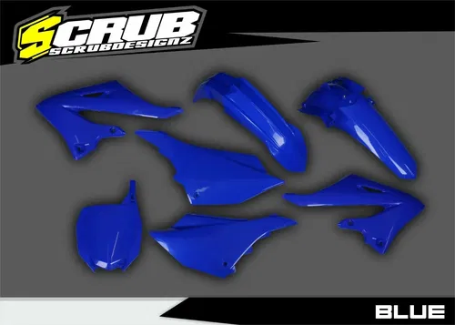 Yamaha YZ125 YZ250 2022 2023 2024 2025 2-Stroke Plastics kit Blue