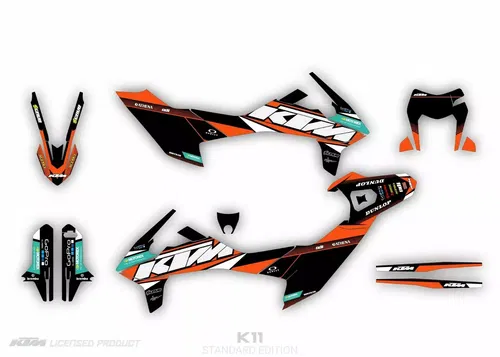 Graphics Kit KTM 690 SMC R 2019 2020 2021 2022 2023 2024 2025 Decals Supermoto