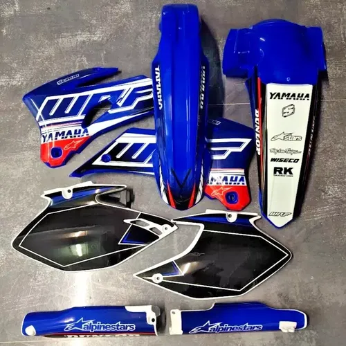 Plastics + graphics Yamaha WR250F 2007-2014 WR450F 2007-2011 applied