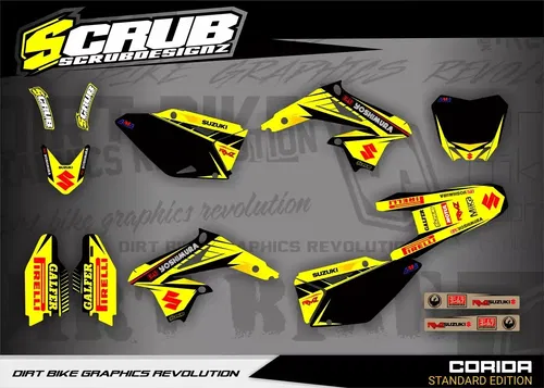 Graphics Kit Suzuki RMZ450 2008 - 2017 Decals Stickers