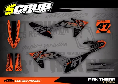 KTM SX SX-F XC XC-F 2023 2024 - 125 250 300 350 450 Graphics decals stickers