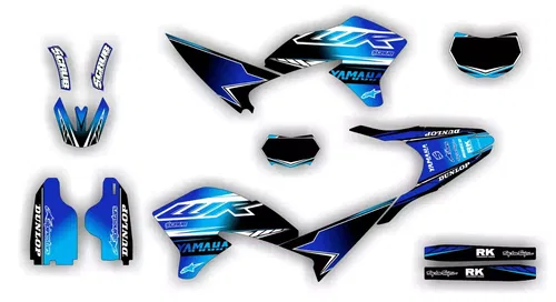 Yamaha WR250R 2007-2021 Graphics Decals Stickers kit set