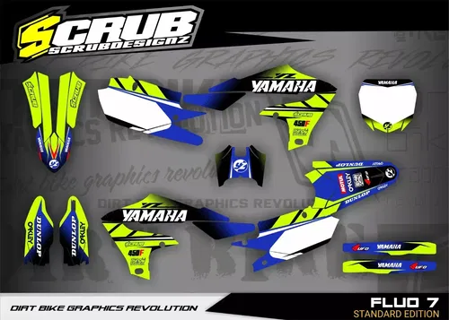 Graphics decals Yamaha YZ250F 2019-2023 YZ450F 2018-2022 stickers kit