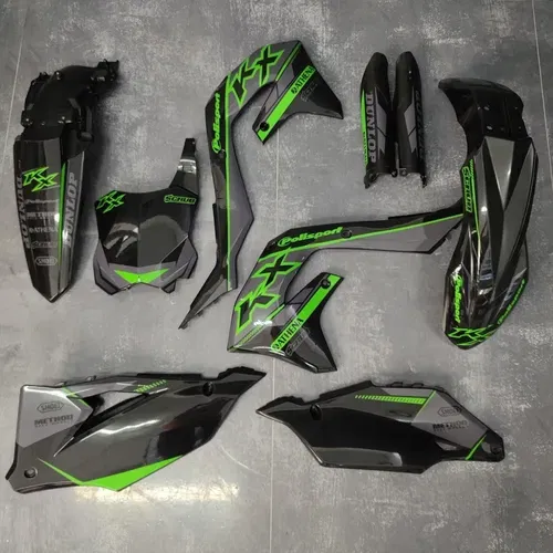 Plastics + Graphics Kawasaki KX450 2019-2023 KX250 2021-2024 KXF