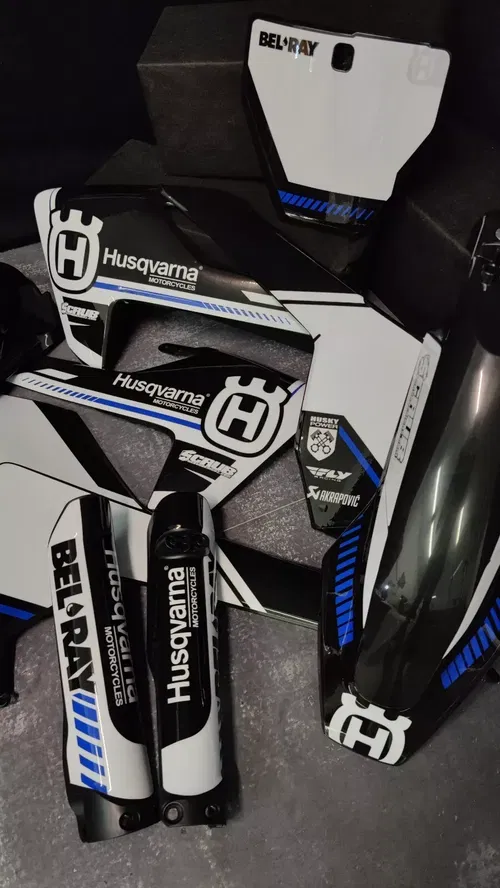 Plastics + Graphics Husqvarna TC85 2018-2024 applied