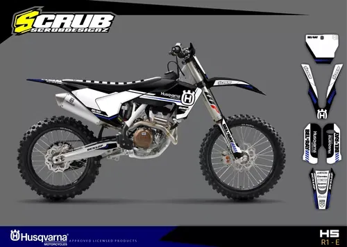 Plastics + Graphics Husqvarna TC85 2018-2024 applied