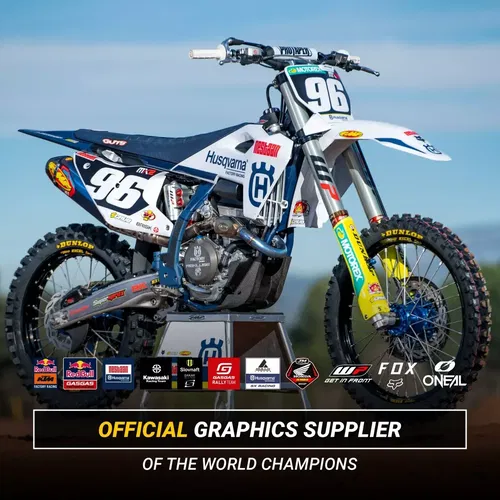 Plastics + Graphics Husqvarna TC85 2018-2024 applied