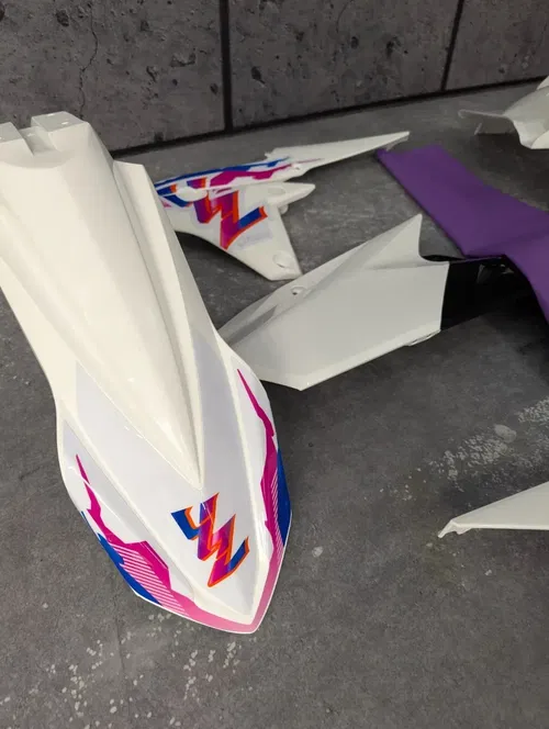 Plastics + Graphics + Seat cover Yamaha YZ450F 2014-2017 YZ250F 2014-2018 Retro