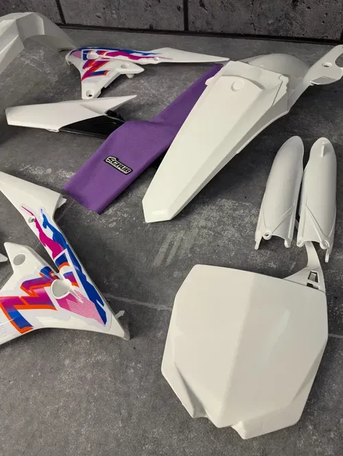 Plastics + Graphics + Seat cover Yamaha YZ450F 2014-2017 YZ250F 2014-2018 Retro