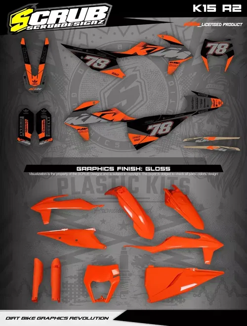 Plastics + Graphics KTM 2020 2021 2022 2023 XC-W XCF-W EXC EXC-F