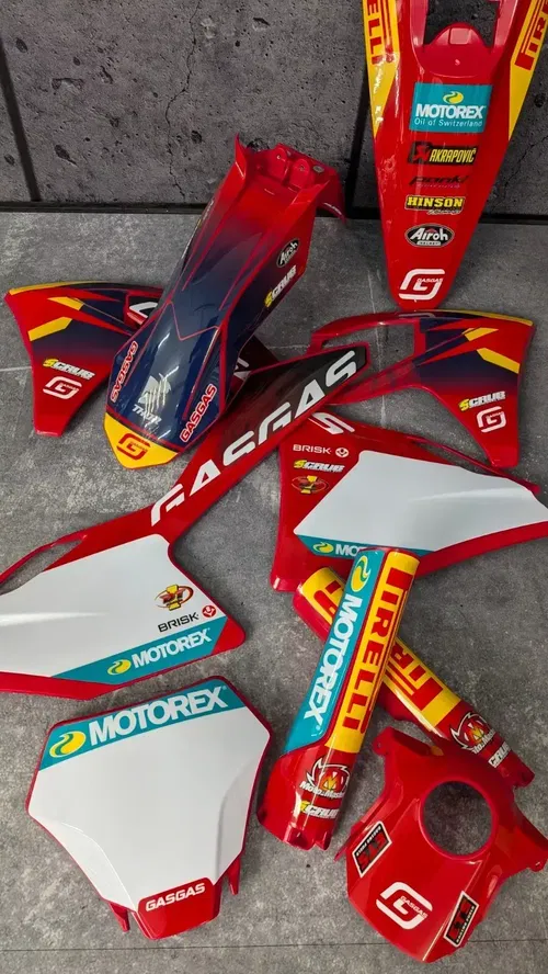 Plastics + Graphics GAS GAS MC MC-F 2024 2025 Factory replica