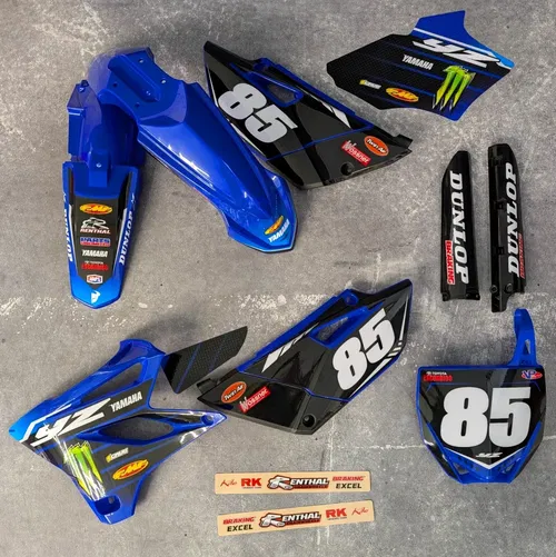 Plastics + Graphics Yamaha YZ 85 2002-2018 Restyle | Custom race number