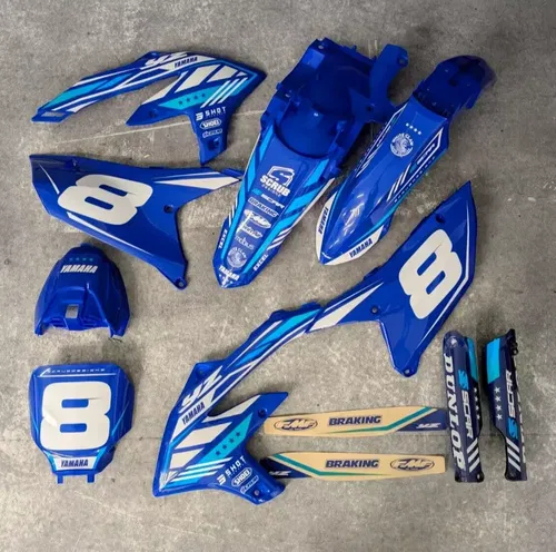 Plastics + Graphics Yamaha YZ450F 2023-2025 YZ250F 2024-2025 Custom race number
