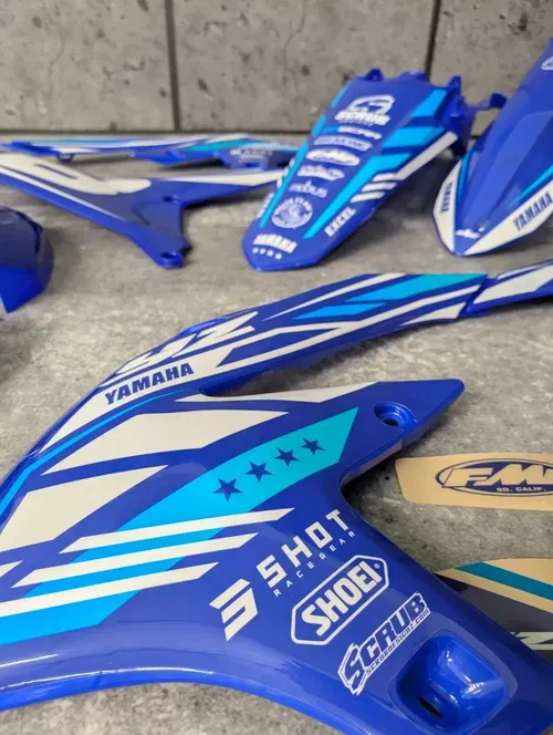 Plastics + Graphics Yamaha YZ450F 2023-2025 YZ250F 2024-2025 Custom race number