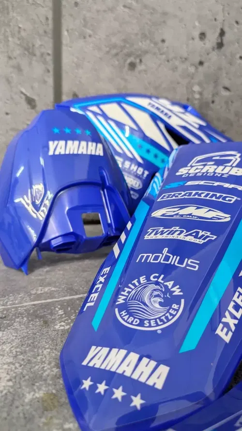 Plastics + Graphics Yamaha YZ450F 2023-2025 YZ250F 2024-2025 Custom race number