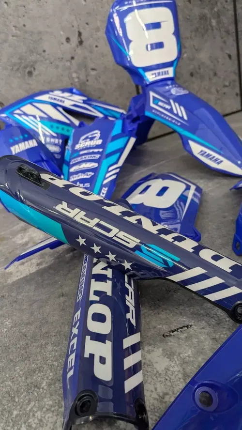 Plastics + Graphics Yamaha YZ450F 2023-2025 YZ250F 2024-2025 Custom race number