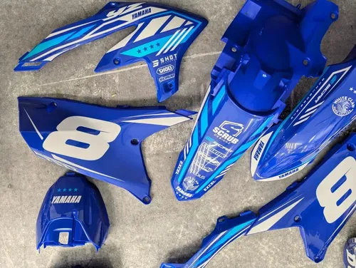 Plastics + Graphics Yamaha YZ450F 2023-2025 YZ250F 2024-2025 Custom race number