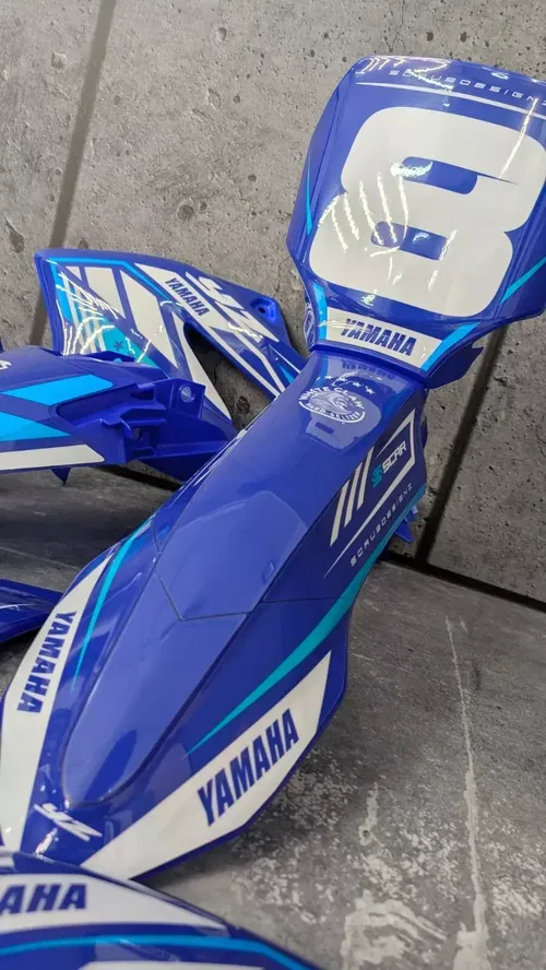 Plastics + Graphics Yamaha YZ450F 2023-2025 YZ250F 2024-2025 Custom race number