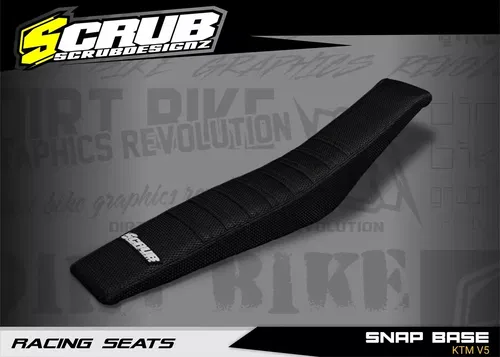 Seat Cover KTM XC-W EXC 2020-2023 XC SX 2019-2022 Gripper Scrub Designz