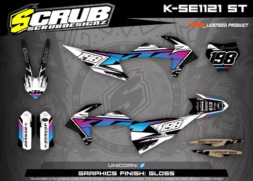 Plastics + Graphics KTM 2019 2020 2021 2022 SX SX-F XC XC-F custom race number