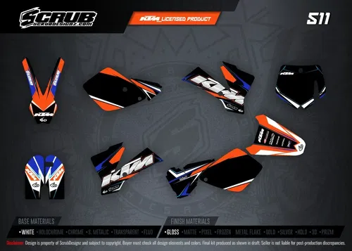 KTM SX 65 2001 2002 2003 2004 2005 2006 2007 2008 Graphics decals stickers