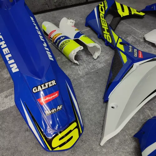 Plastics + Graphics Sherco SE SEF 2013-2016 Restyle Factory replica Fluo