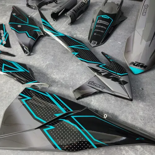 Plastics + Graphics KTM 2020 2021 2022 2023 XC-W XCF-W EXC EXC-F decals stickers
