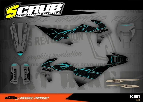 Plastics + Graphics KTM 2020 2021 2022 2023 XC-W XCF-W EXC EXC-F decals stickers
