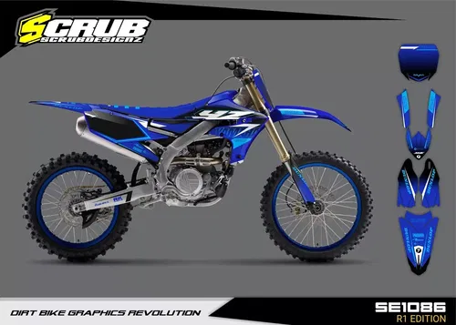 Graphics decals stickers kit Yamaha YZ250F 2019-2023 YZ450F 2018-2022