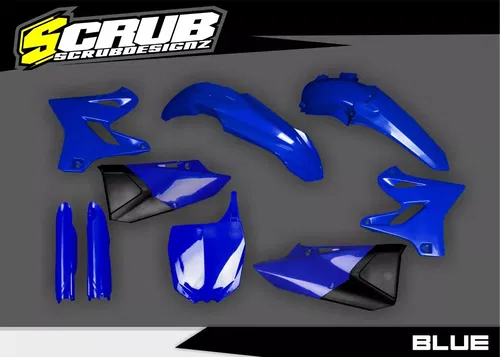 Plastics + Graphics Yamaha YZ125 YZ250 2008-2021 decals stickers applied