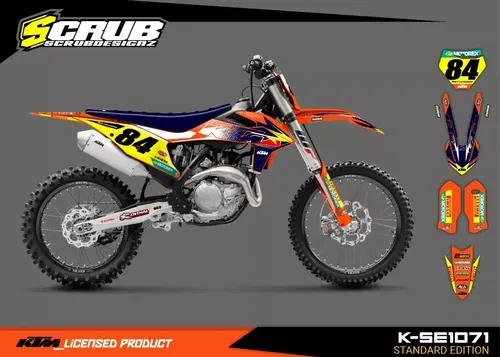 Plastics + Graphics KTM 2019 2020 2021 2022 SX SX-F XC XC-F custom race number