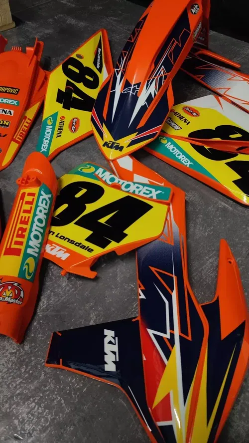 Plastics + Graphics KTM 2019 2020 2021 2022 SX SX-F XC XC-F custom race number