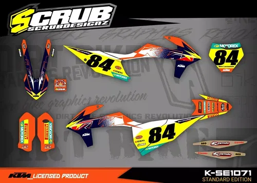 Plastics + Graphics KTM 2019 2020 2021 2022 SX SX-F XC XC-F custom race number
