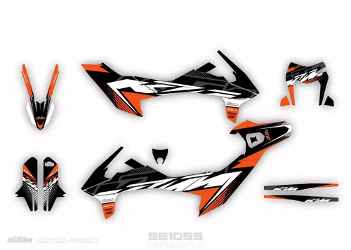 Graphics Kit KTM 690 SMC R 2019 2020 2021 2022 2023 Decals Supermoto SCRUB