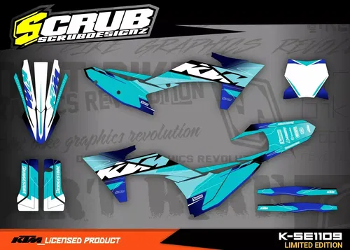 KTM 2023 2024 SX SX-F XC XC-F Graphics decals stickers kit