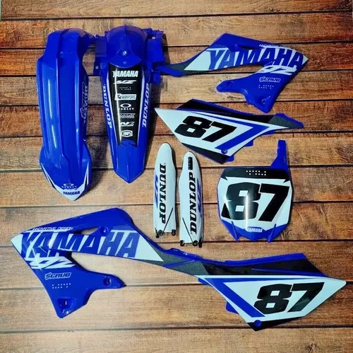 Plastics + Graphics Yamaha YZ125 YZ250 2022 2023 2024 2025 Custom race number