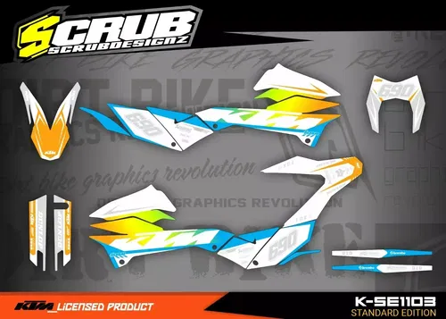 KTM SMC-R 690 2012 2013 2014 2015 2016 2017 2018 Supermoto Graphics decals