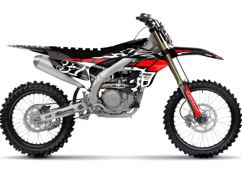 Yamaha YZ450F 2023-2025 YZ250F 2024-2025 Retro Graphics decals stickers kit