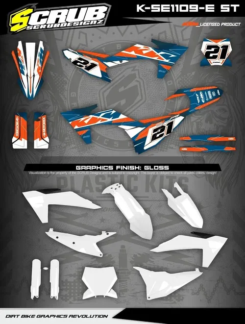 Plastics + Graphics KTM 2023 2024 XC XC-F SX SX-F