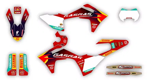 Plastics + Graphics GAS GAS EC EC-F 2024 2025 Factory replica