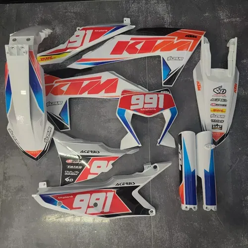 Plastics + Graphics KTM 2024 2025 XC-W XCF-W EXC EXC-F decals stickers kit