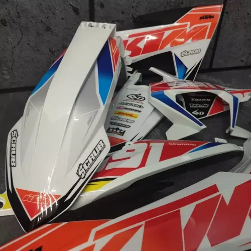 Plastics + Graphics KTM 2024 2025 XC-W XCF-W EXC EXC-F decals stickers kit