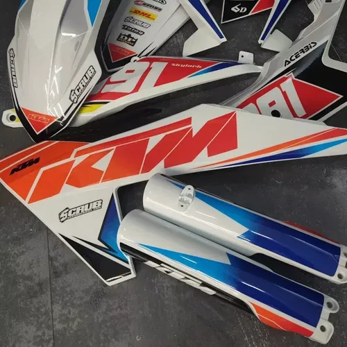 Plastics + Graphics KTM 2024 2025 XC-W XCF-W EXC EXC-F decals stickers kit