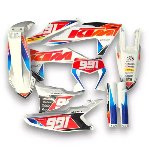 Plastics + Graphics KTM 2024 2025 XC-W XCF-W EXC EXC-F decals stickers kit