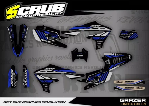 Plastics + Graphics Yamaha WR450F 2019-2023 WR250F 2020-2024
