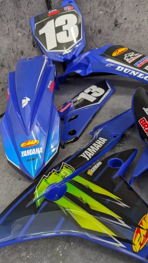 Plastics + Graphics Yamaha YZ450F 2014-2017 YZ250F 2014-2018 + Plus race number